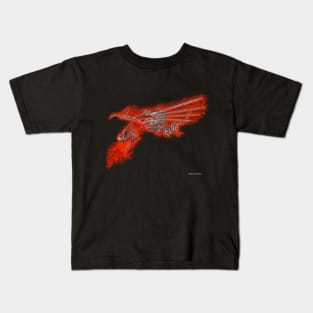 Fire Dragon - Dark Kids T-Shirt